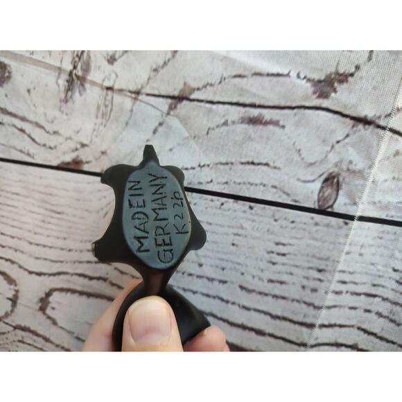 Walter Bosse Germany Metal Black Cat Ring Candle Egg Holder MCM Vintage - Picture 3 of 6